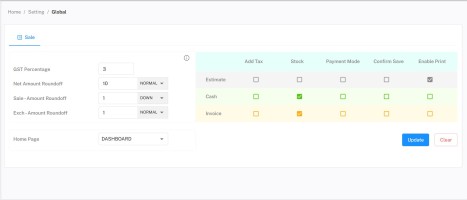 JewelR Software Configuration Settings