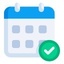 Icon for month and day based jewellery saving schemes