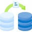 Icon for digital stock transfers between showroom branches